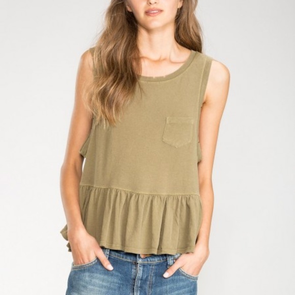 Free People Tops - Free People Peplum Tank